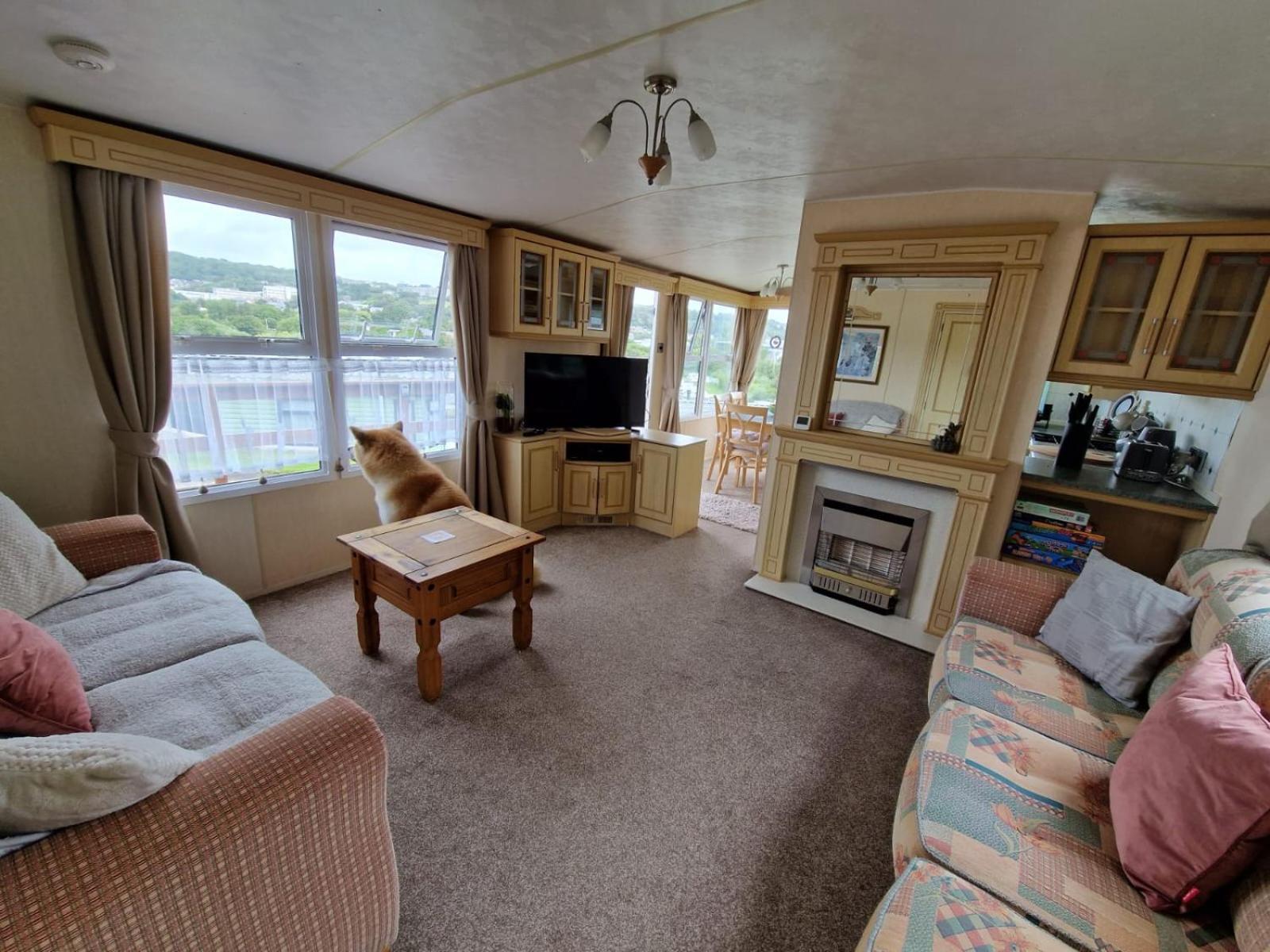 Haven On The Hill 2 Bed Caravan With Town Views Of Aberystwyth F7 Exterior photo